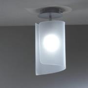 Papiro plafondlamp met afstandhouder, gesatineerd