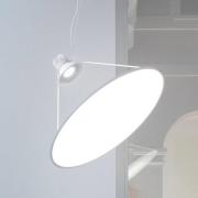 Luceplan LED hanglamp Ø 75cm opaal wit