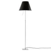 Luceplan Costanza vloerlamp D13t, alu/zwart