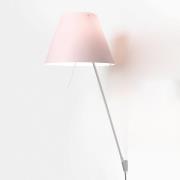 Luceplan Costanza wandlamp D13aif, alu/roze