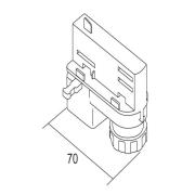 Ivela universele adapter 220-240V, wit