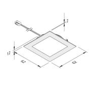 LED meubelverlichting FAQ 58 staal 3x-set 3W 4000K