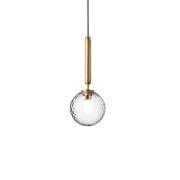 Nuura Miira 1 hanglamp 1-lamp messing/helder