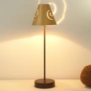 Elegante ijzeren tafellamp Schneckenhut Gold
