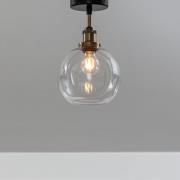 PR Home Omega plafondlamp, helder/messing/zwart