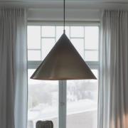 PR Home Hyde hanglamp, zwart/goud, Ø 50 cm