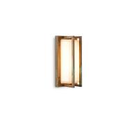 Buitenwandlamp Ice Cubic 3413, messing antiek