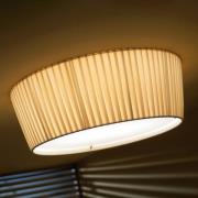 Bover Plafonet 43 stoffen plafondlamp, Band crème