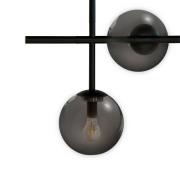 Dyberg Larsen Como hanglamp, 5-lamps, zwart