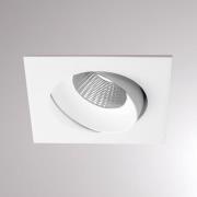 Kalio LED inbouwlamp hoekig 2700K 24° wit