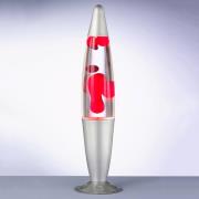 Effectrijke lavalamp Jarva met rode lava