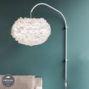 UMAGE Eos Willow wandlamp wit, kap medium