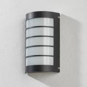 LED wandlamp Aqua Marco roestvrij staal antraciet raster sensor