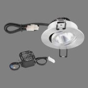 EVN PC20 inbouwlamp rond fasedimmer 3000K alu