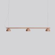 Northern Blush LED hanglamp, 3-lamps, beige