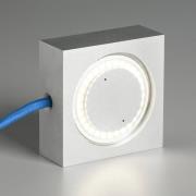 Multifunctionele lamp Square met LED, blauw snoer