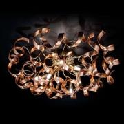 Sierlijke koperen plafondlamp Copper