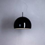 Prandina Biluna S5 hanglamp, zwart glanzend