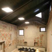 LED hanglamp FL Square 300 PL OP aan/uit 830