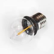 E27 0,9W COB-LED druppellamp met Afdichtring
