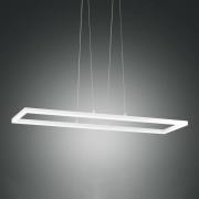 LED hanglamp Bard, 92x32 cm in wit