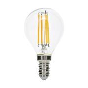 LED druppellamp E14 4,5W filament 827 dimbaar