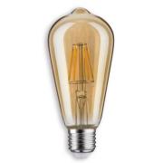 Paulmann E27 6,5W 825 LED rustieke lamp ST64 goud