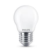 Philips Classic LED lamp E27 P45 6,5W 2.700K mat