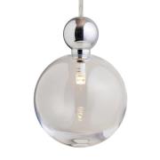 EBB & FLOW Uva L hanglamp, zilver, helder