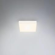 Flame LED plafondlamp, 15,7 x 15,7 cm, wit