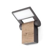 LED buitenwandlamp Wood