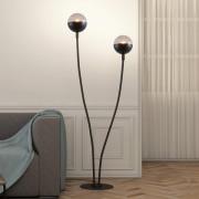 Lucande Dustian vloerlamp, 2-lamps