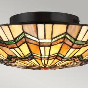 Plafondlamp Alcott in Tiffany-design