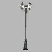 Mastlamp New Orleans, zwart-goud, 3-lamps