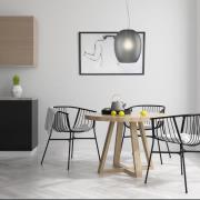 Casablanca Anua hanglamp 1-lamp mat grijs