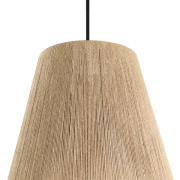 Hanglamp Alderney, een kap van natuurgaren