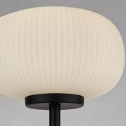 Vloerlamp Lumina met glazen kap