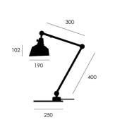 midgard modulaire TYP 551 tafellamp wit 60 cm