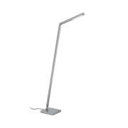 LED vloerlamp Carla, 1-lamp, mat nikkel