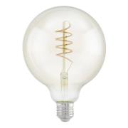 LED bollamp E27 G125 4W 2.200K filament