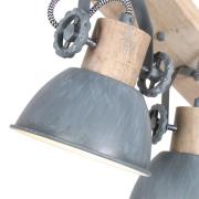Plafondspot Gearwood, 4-lamps, grijs