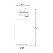 LED railspot Lucea Phase 30 W zwart