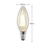 LED filament lamp E14 4W 827 kaars dimbaar 3/set