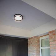 LED buiten plafondlamp Rola, matzwart