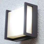LED buitenwandlamp Qubo, 14cm x 14cm