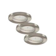 ELC Delfan LED badkamer-inbouwlampen, 3 stuks