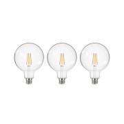 LED lamp gloeidraad helder E27 G125 3,8W 2700K 806lm 3er