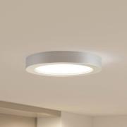 Prios LED plafondlamp Edwina, zilver, 25 cm, set van 10