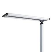 Prios Zyair LED kantoor vloerlamp, zilver 59,7 cm