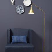 It's about RoMi Lyon vloerlamp, goud